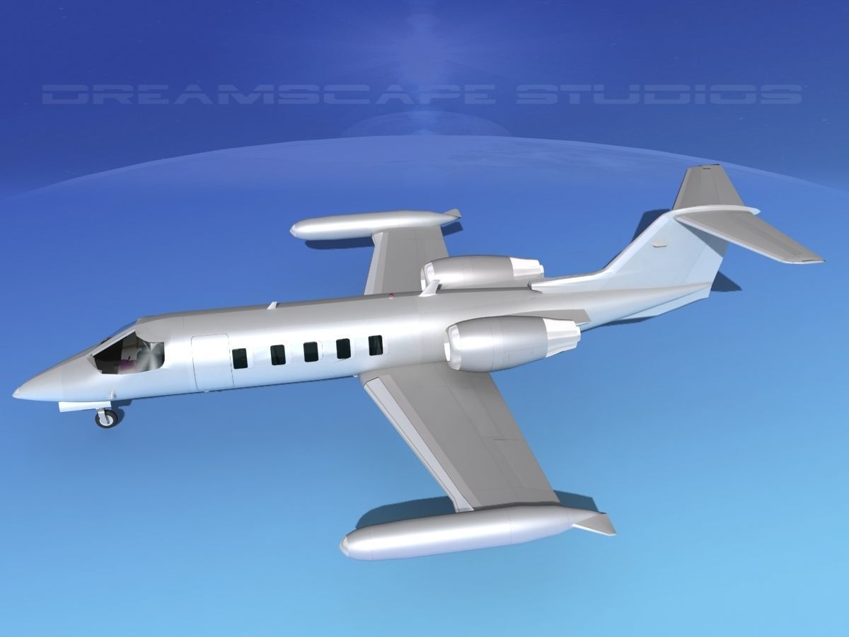 Gates Learjet 35 V13 3D model_9