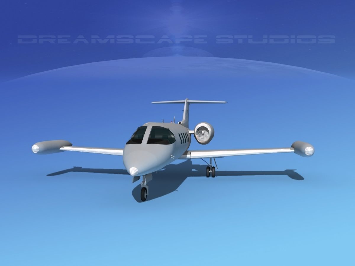 Gates Learjet 35 V13 3D model_1