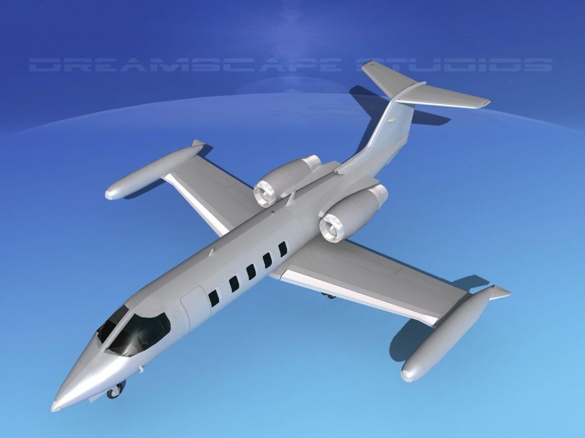 Gates Learjet 35 V13 3D model_10