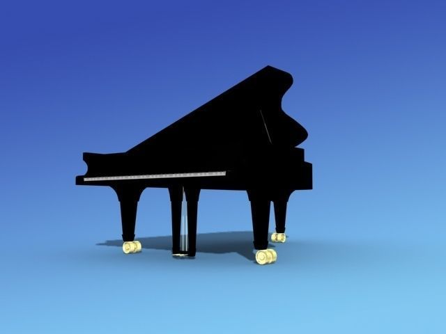 Steinway Concert Piano V02 3D model