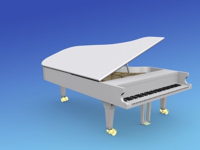 Steinway Concert Piano V03 3D model