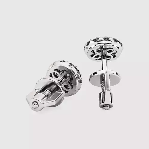 Earrings two diamond stud