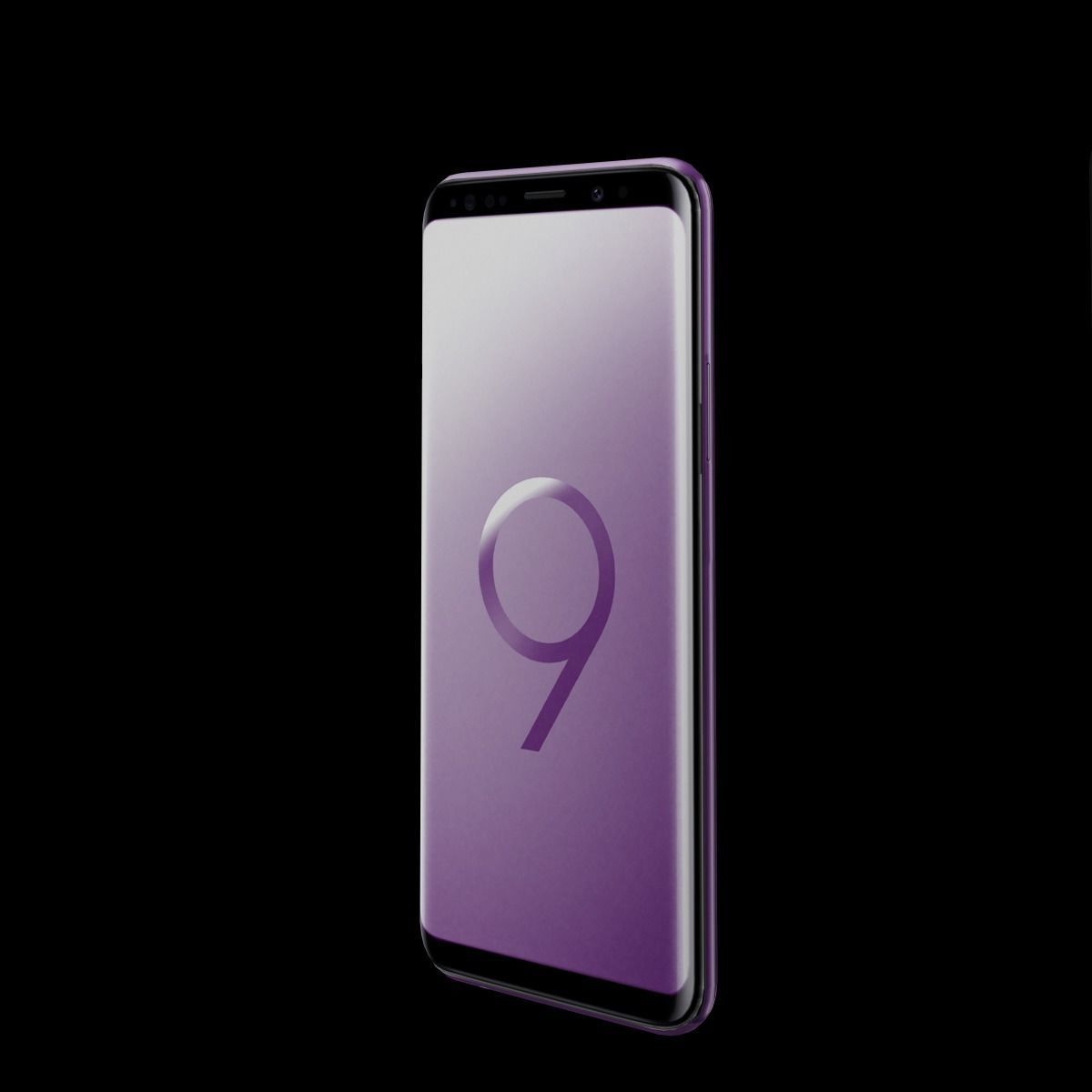 LowPoly Samsung Galaxy S9 and S9 Plus Models  AR VR Game Ready  Low-poly 3D model_24
