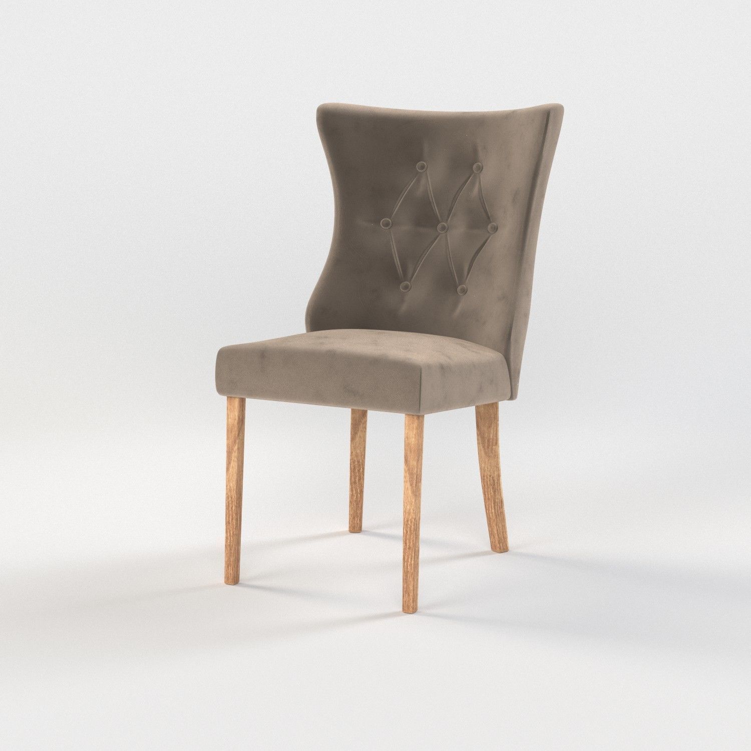 10 chairs set Low-poly 3D model_1