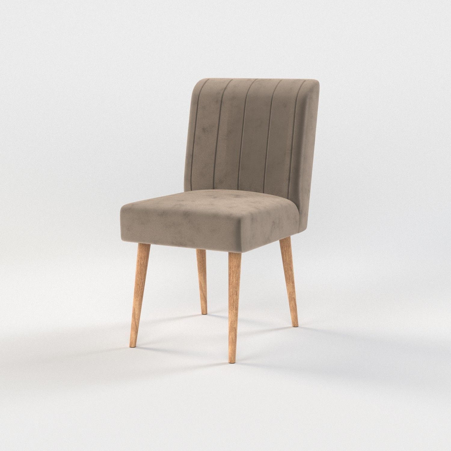 10 chairs set Low-poly 3D model_17