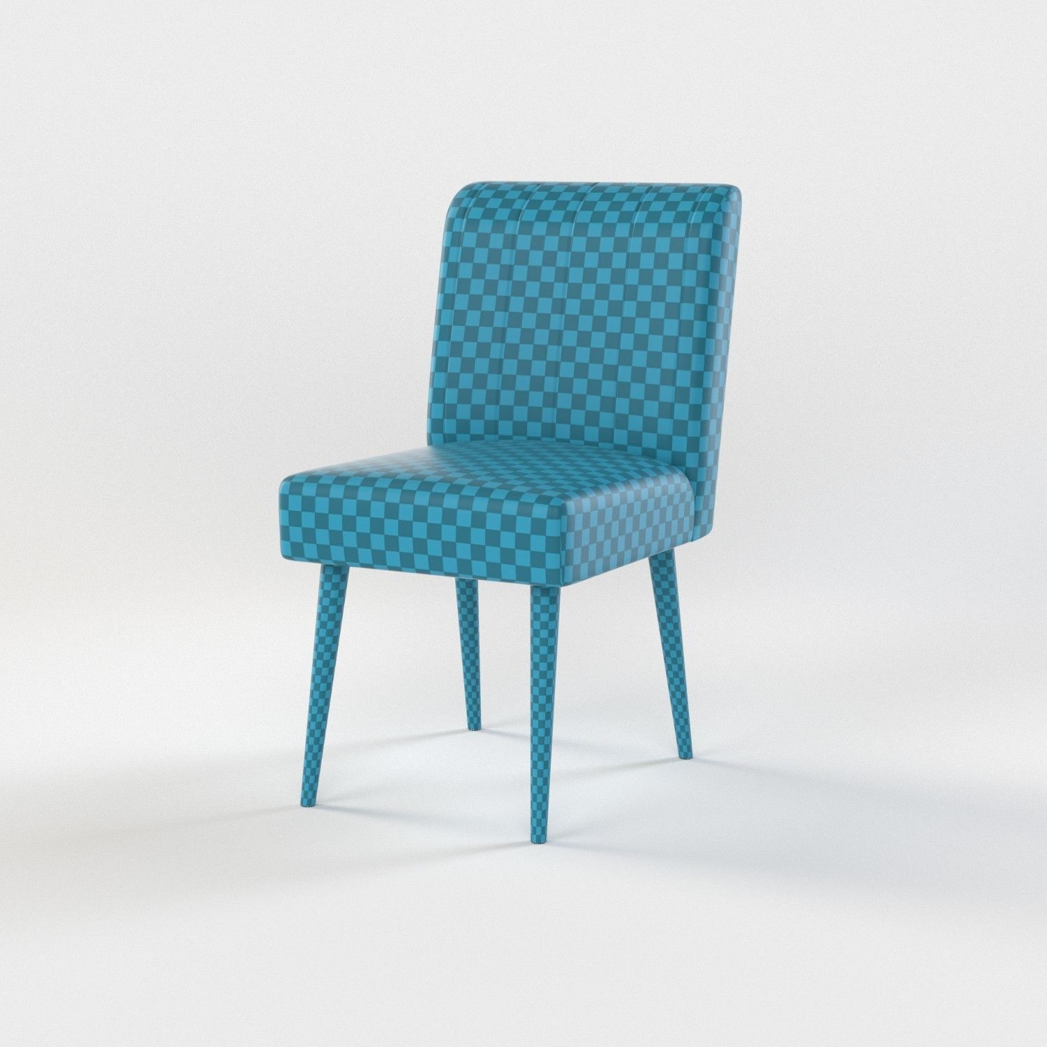 10 chairs set Low-poly 3D model_18