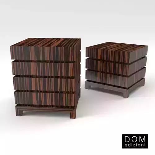 Commode Makao 3 and 4 from Dom Edizioni - Design by Andrea Fogli 3D model