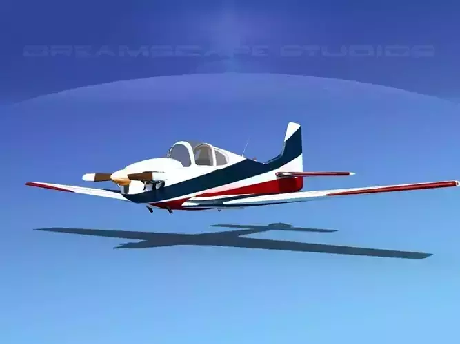 Johnston A-51A V12 3D model Johnston A-51A V12 3D model
