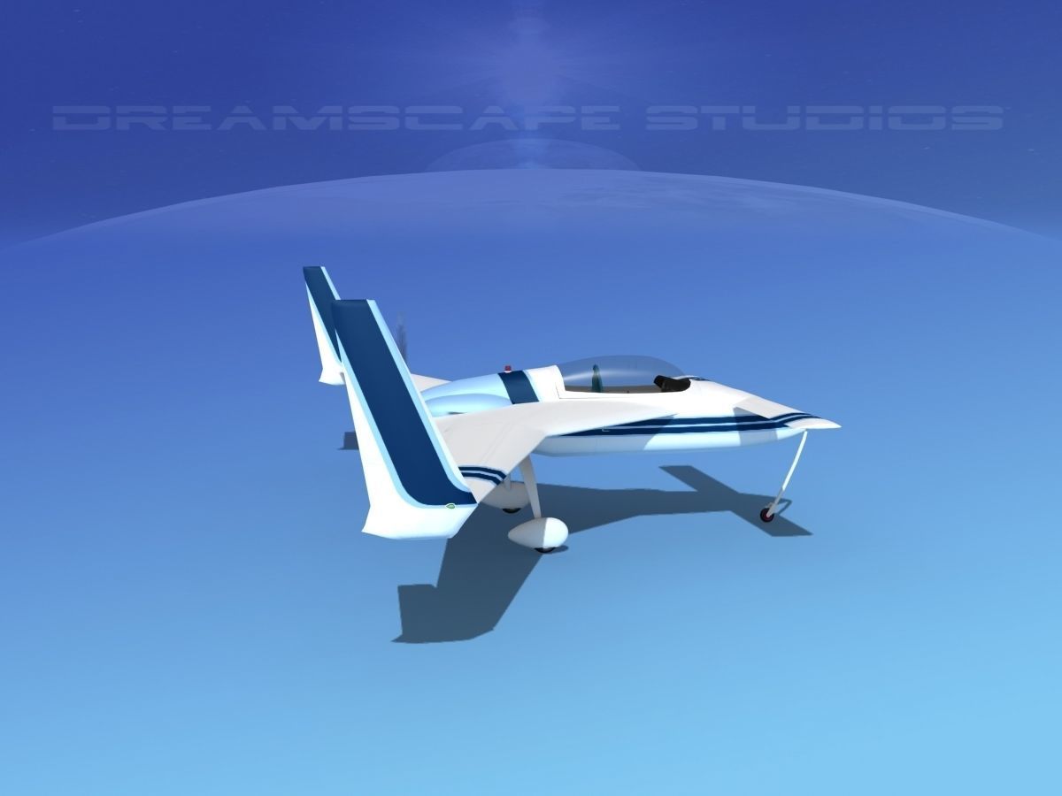 Rutan VariEze V03 3D model_4