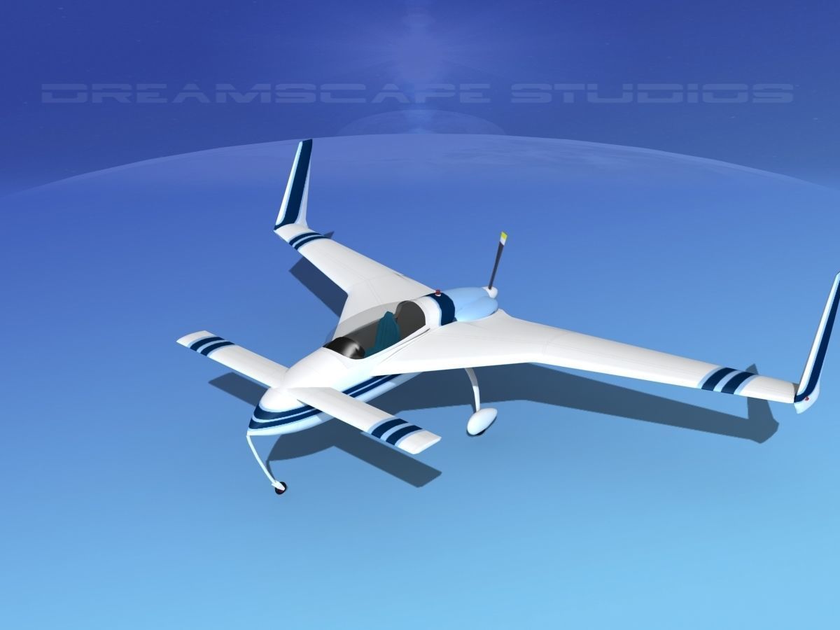 Rutan VariEze V03 3D model_10