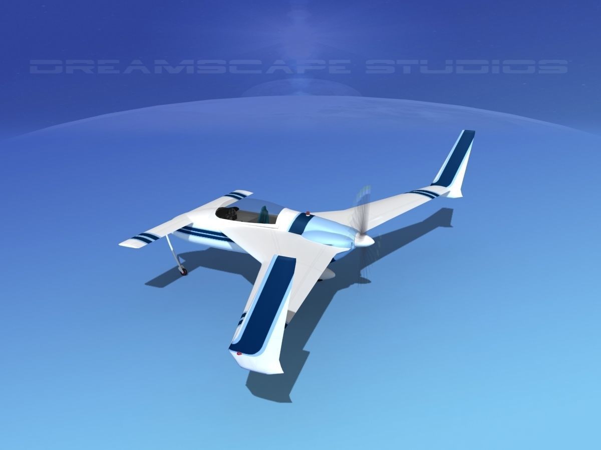 Rutan VariEze V03 3D model_8