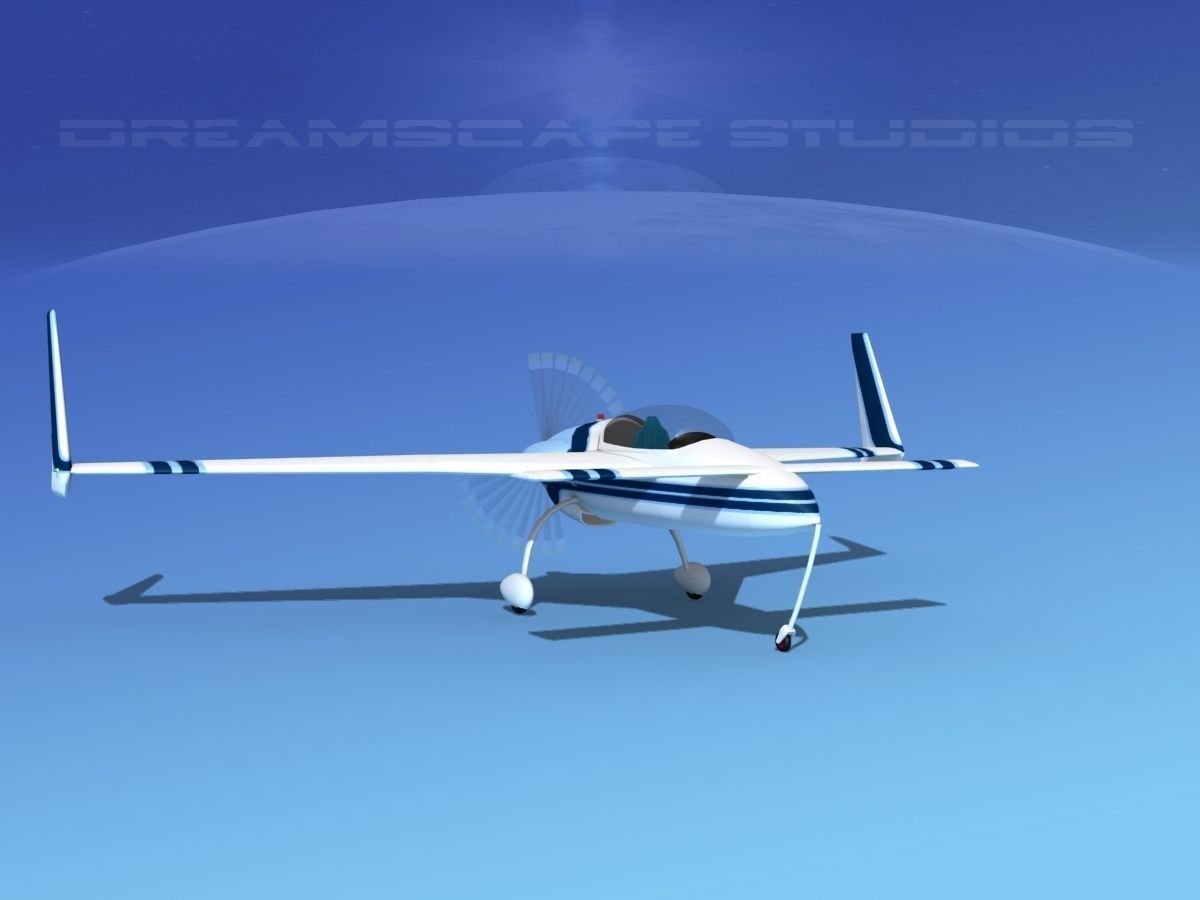 Rutan VariEze V03 3D model_2
