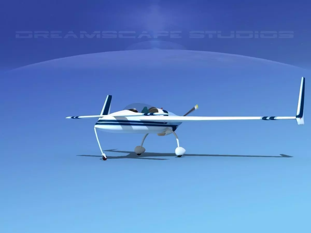 Rutan VariEze V03 3D model_0