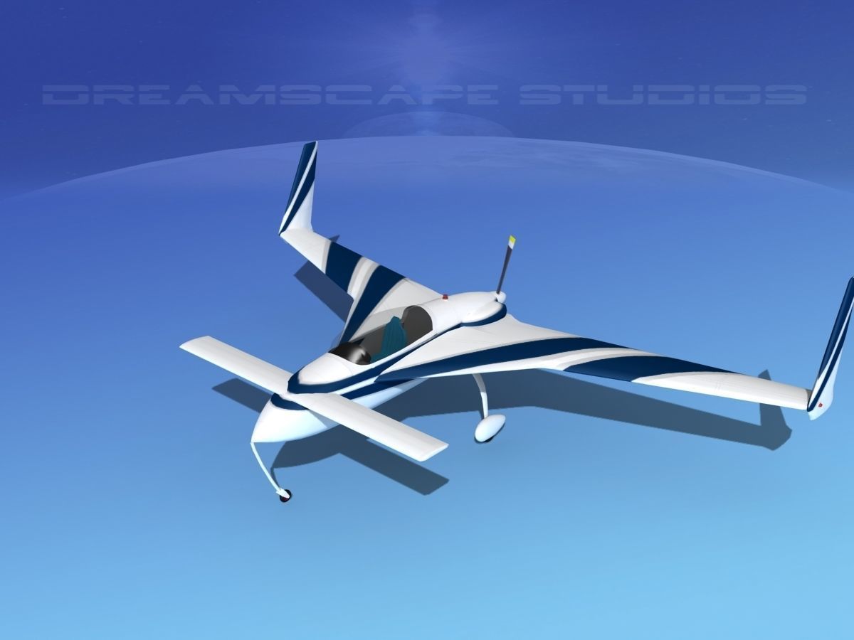 Rutan VariEze V04 3D model_10