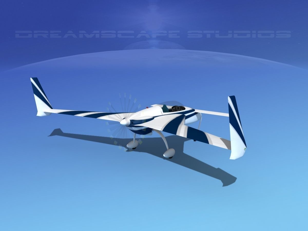 Rutan VariEze V04 3D model_5