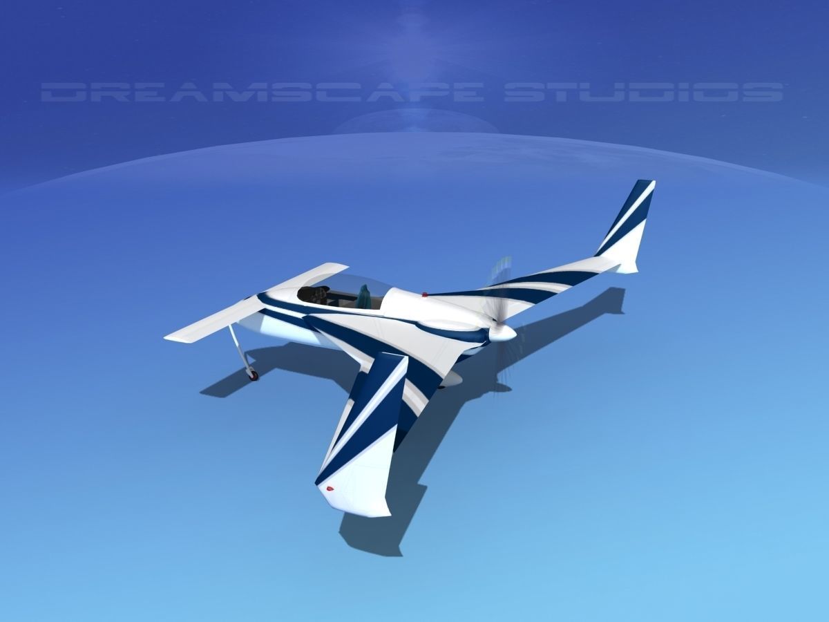 Rutan VariEze V04 3D model_8