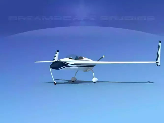 Rutan VariEze V08 3D model