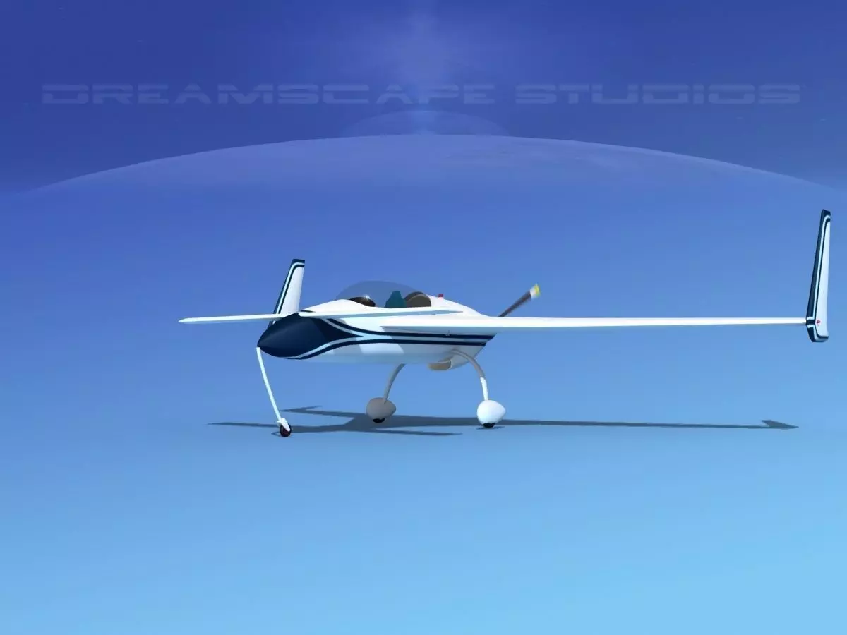 Rutan VariEze V08 3D model_0