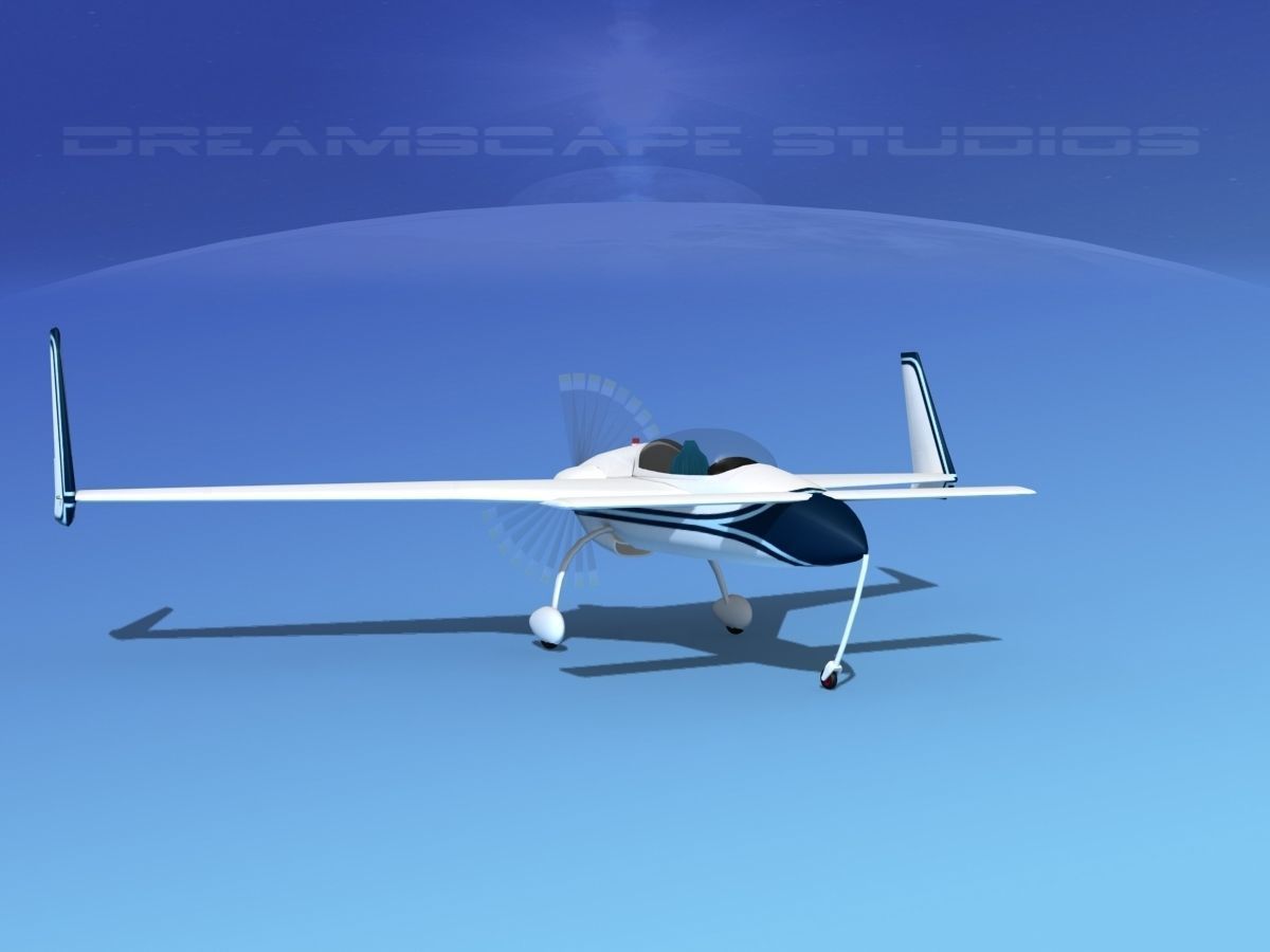 Rutan VariEze V08 3D model_2