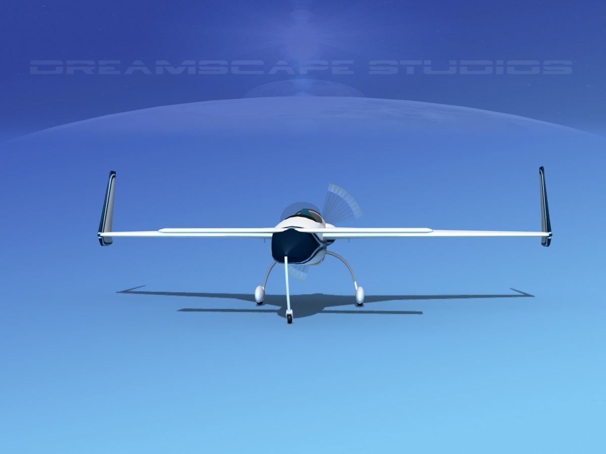Rutan VariEze V08 3D model_1