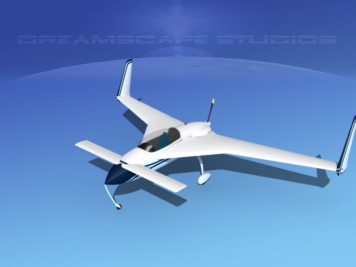 Rutan VariEze V08 3D model_10
