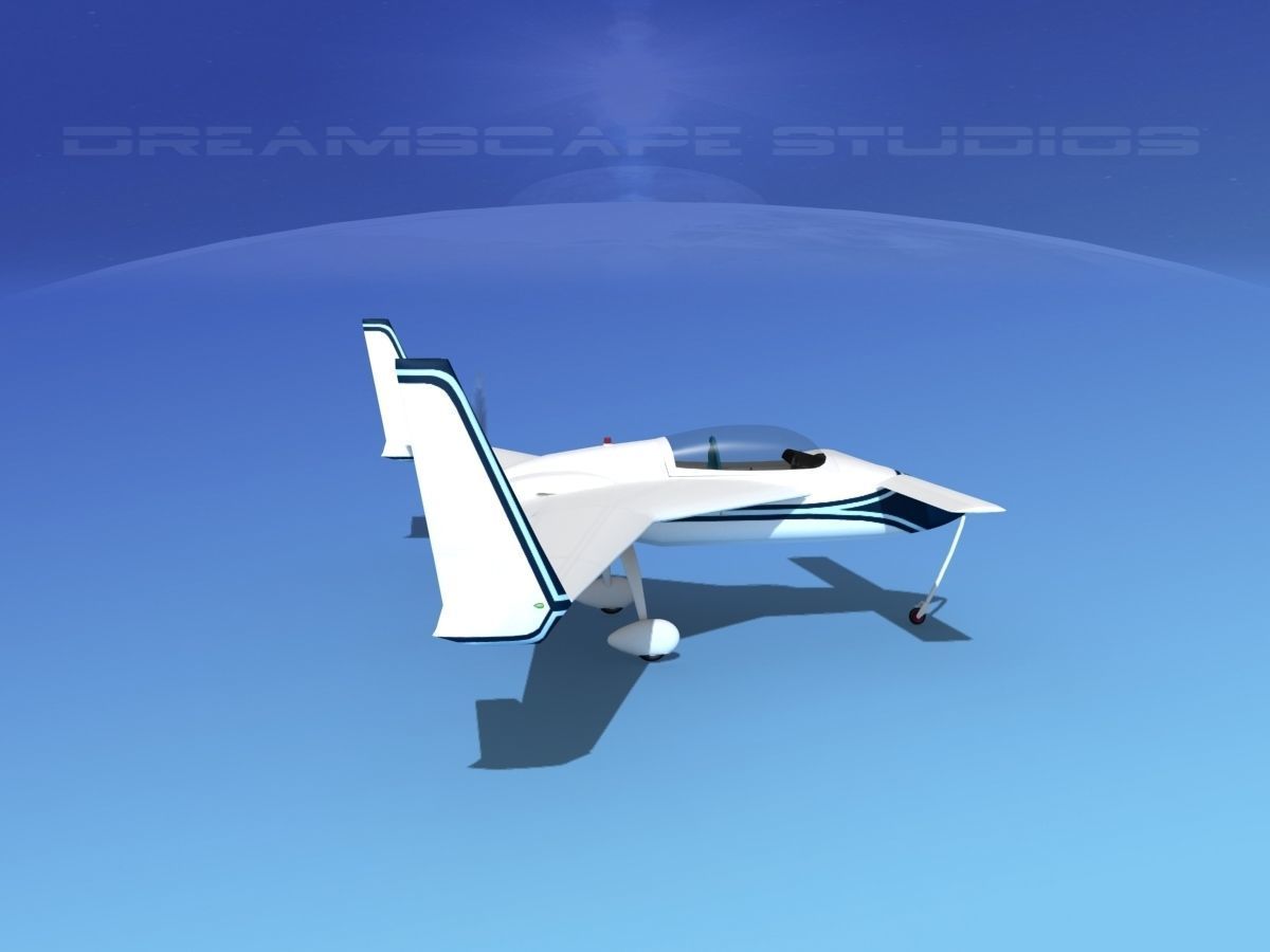 Rutan VariEze V08 3D model_4