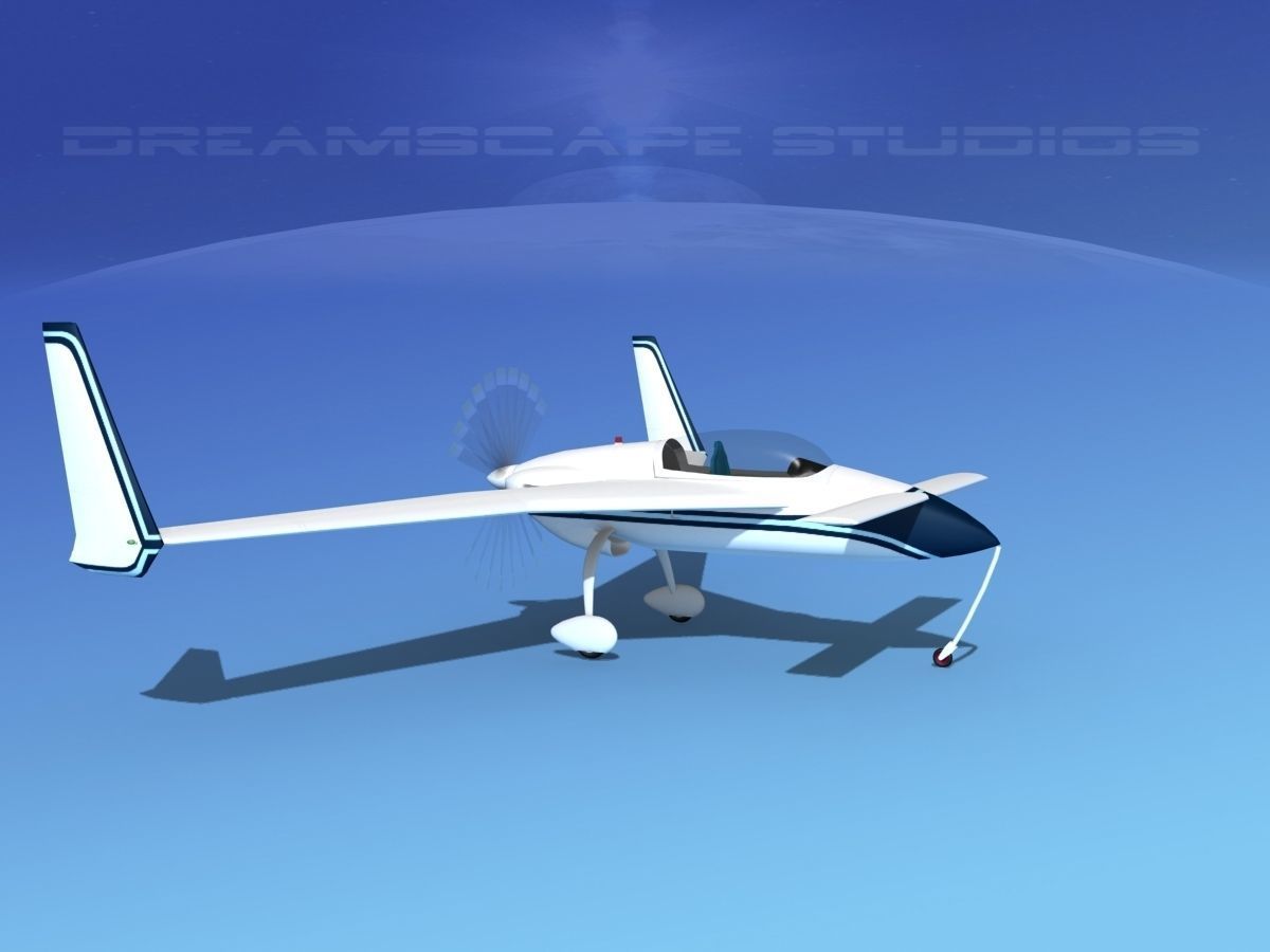 Rutan VariEze V08 3D model_3
