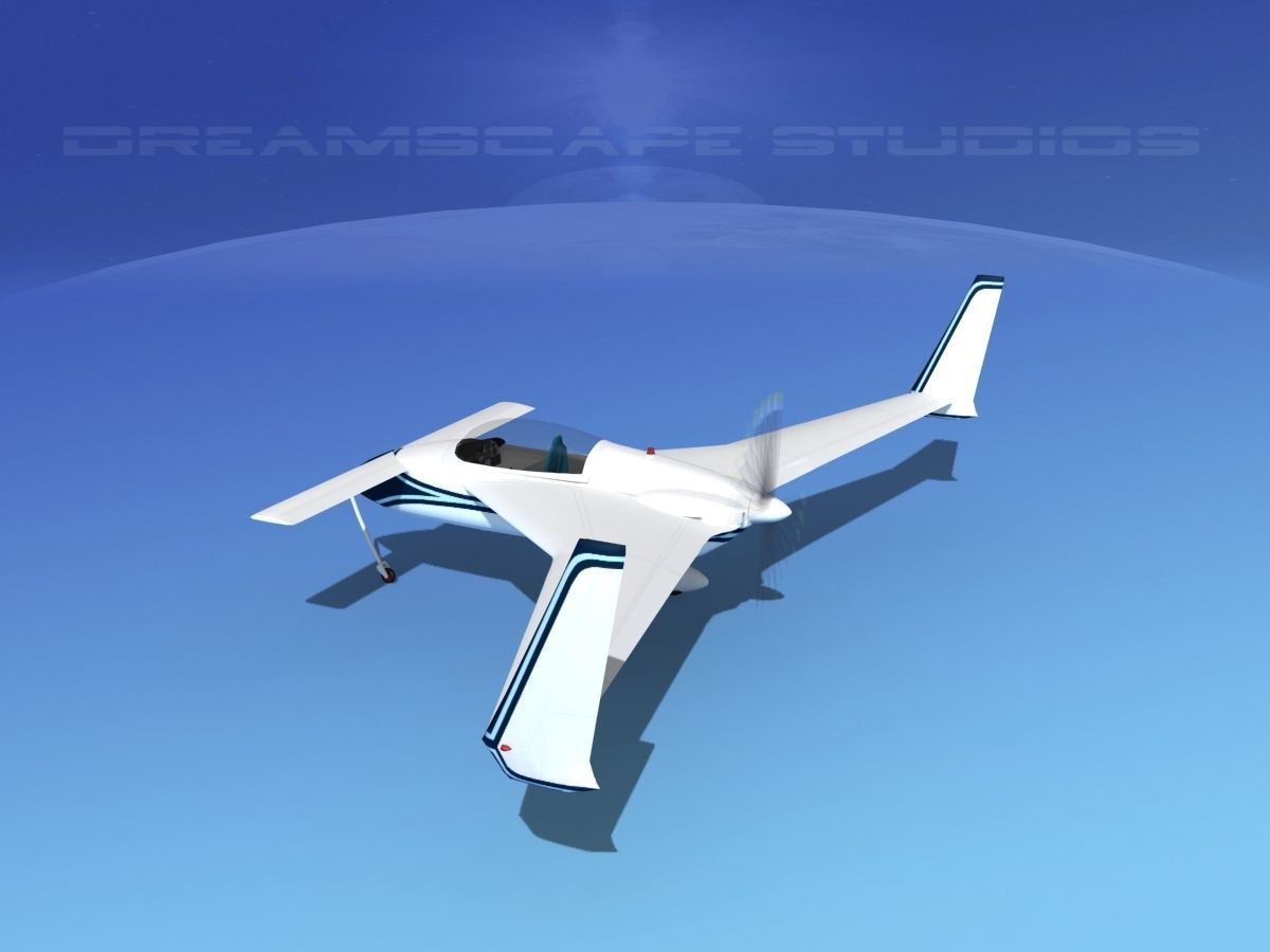 Rutan VariEze V08 3D model_8