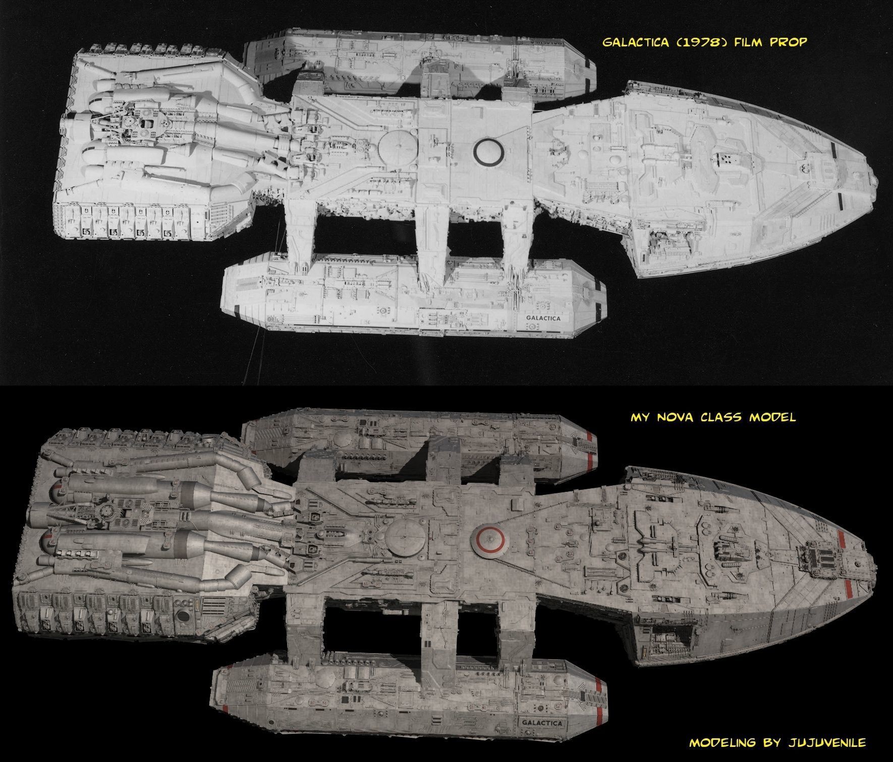 Battlestar Galactica Nova Class 3D model_14