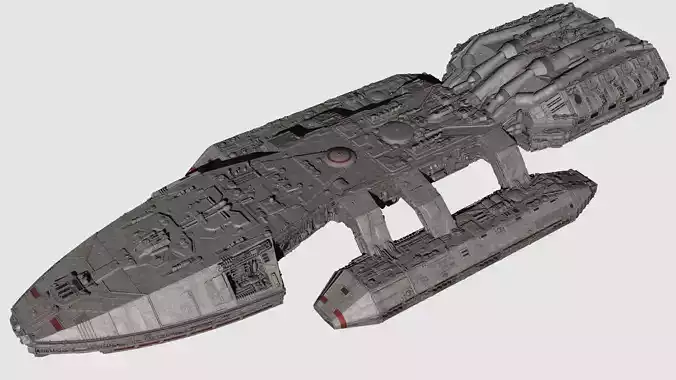 Battlestar Galactica Nova Class 3D model