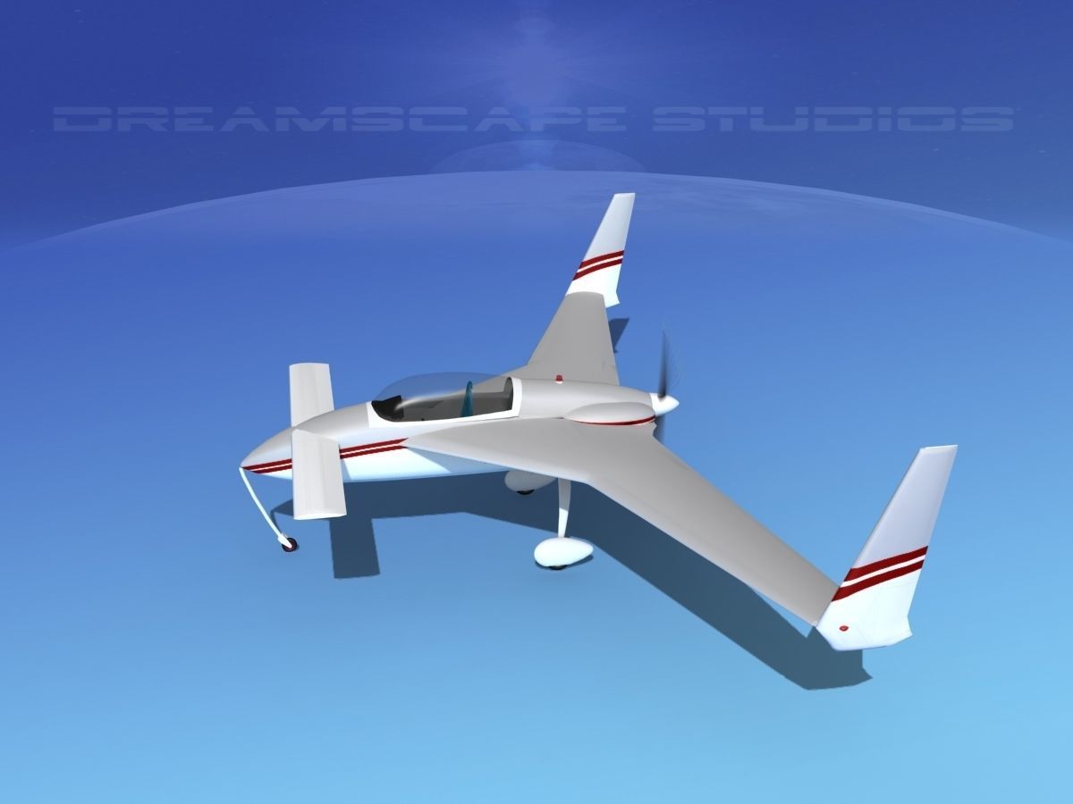 Rutan VariEze V15 3D model_9