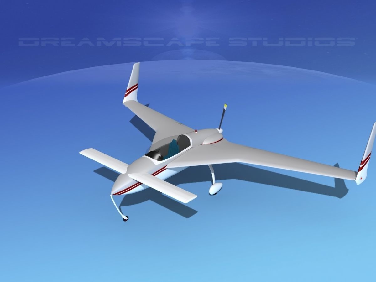Rutan VariEze V15 3D model_10