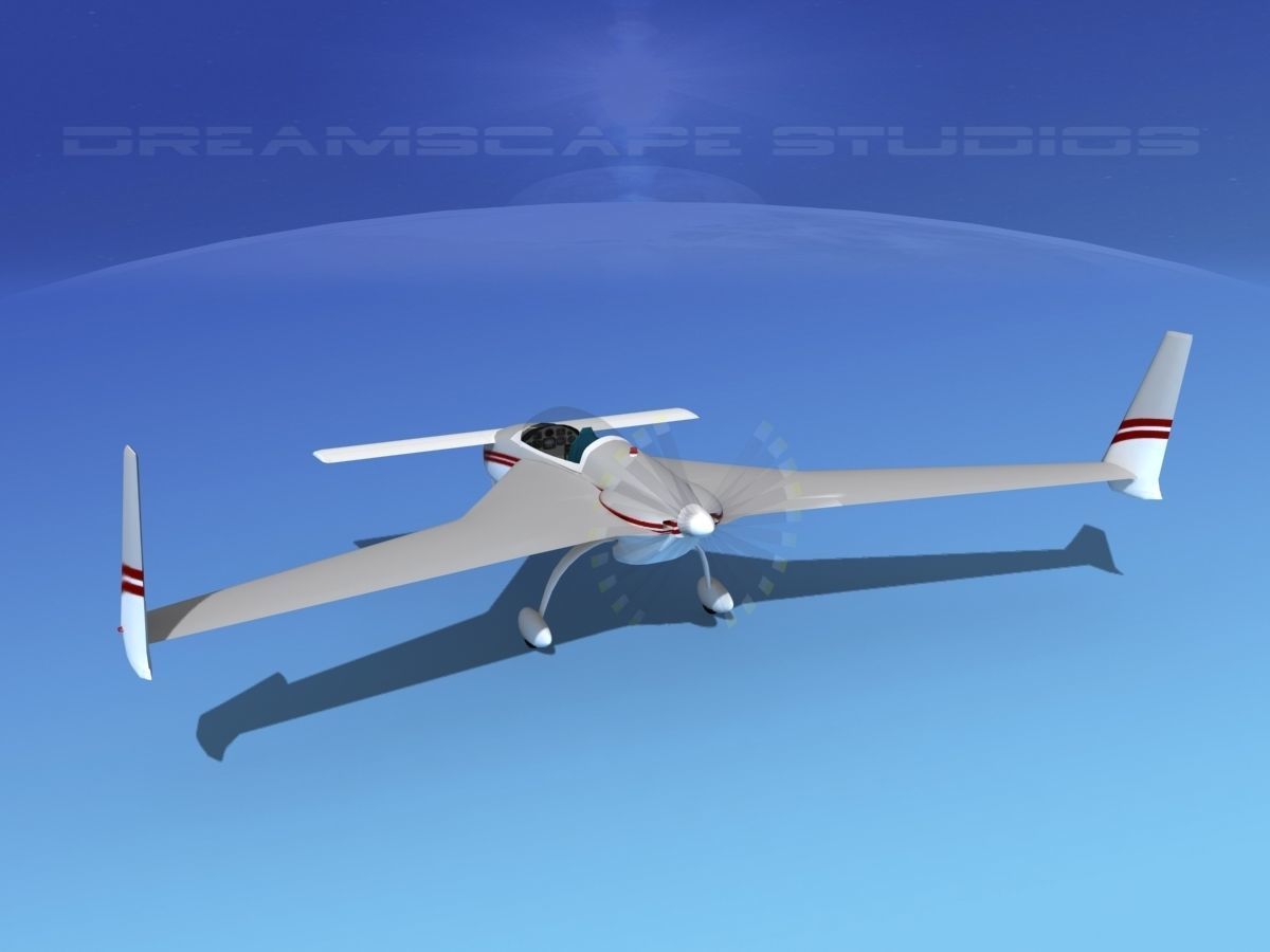 Rutan VariEze V15 3D model_7