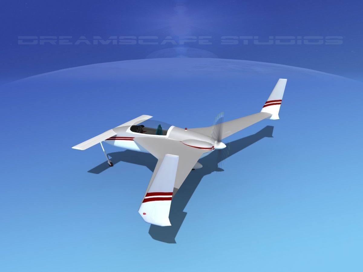 Rutan VariEze V15 3D model_8