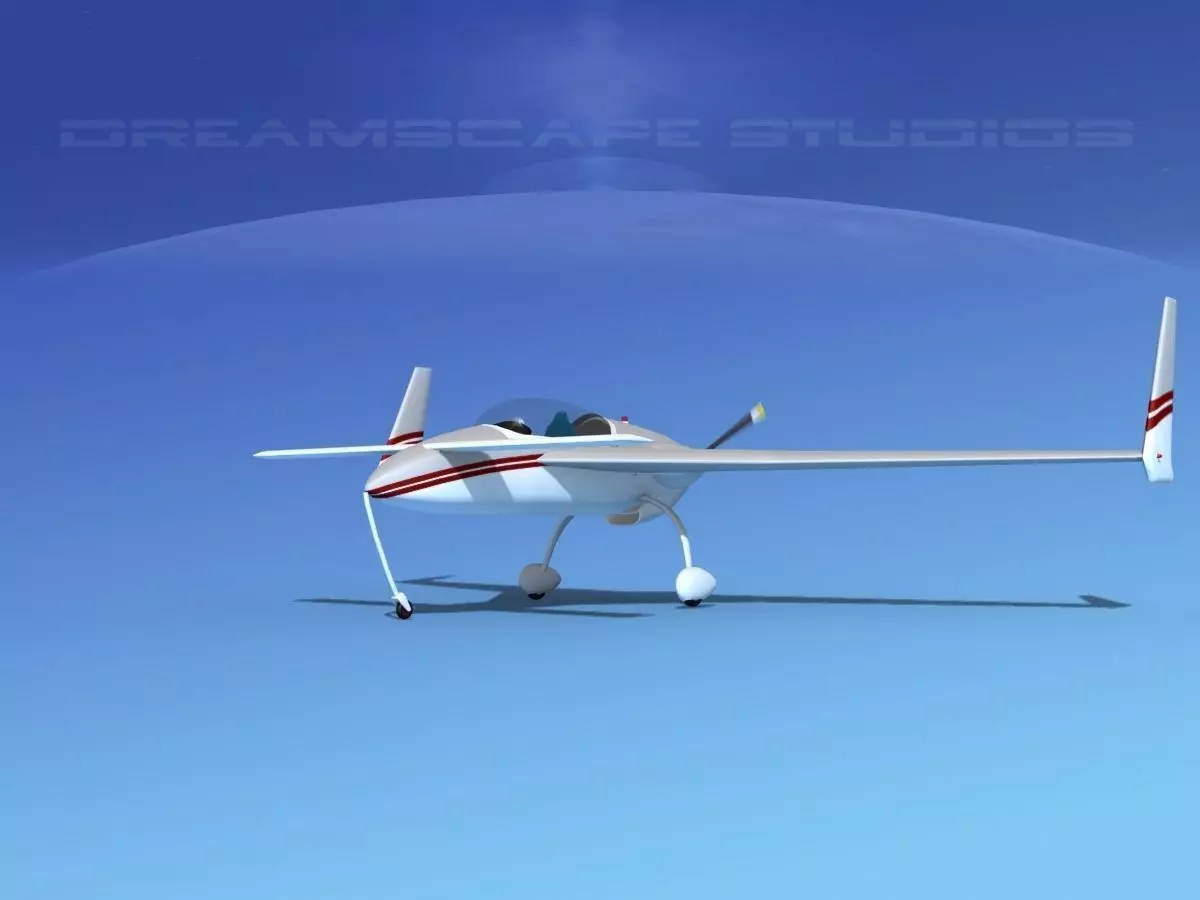 Rutan VariEze V15 3D model_0