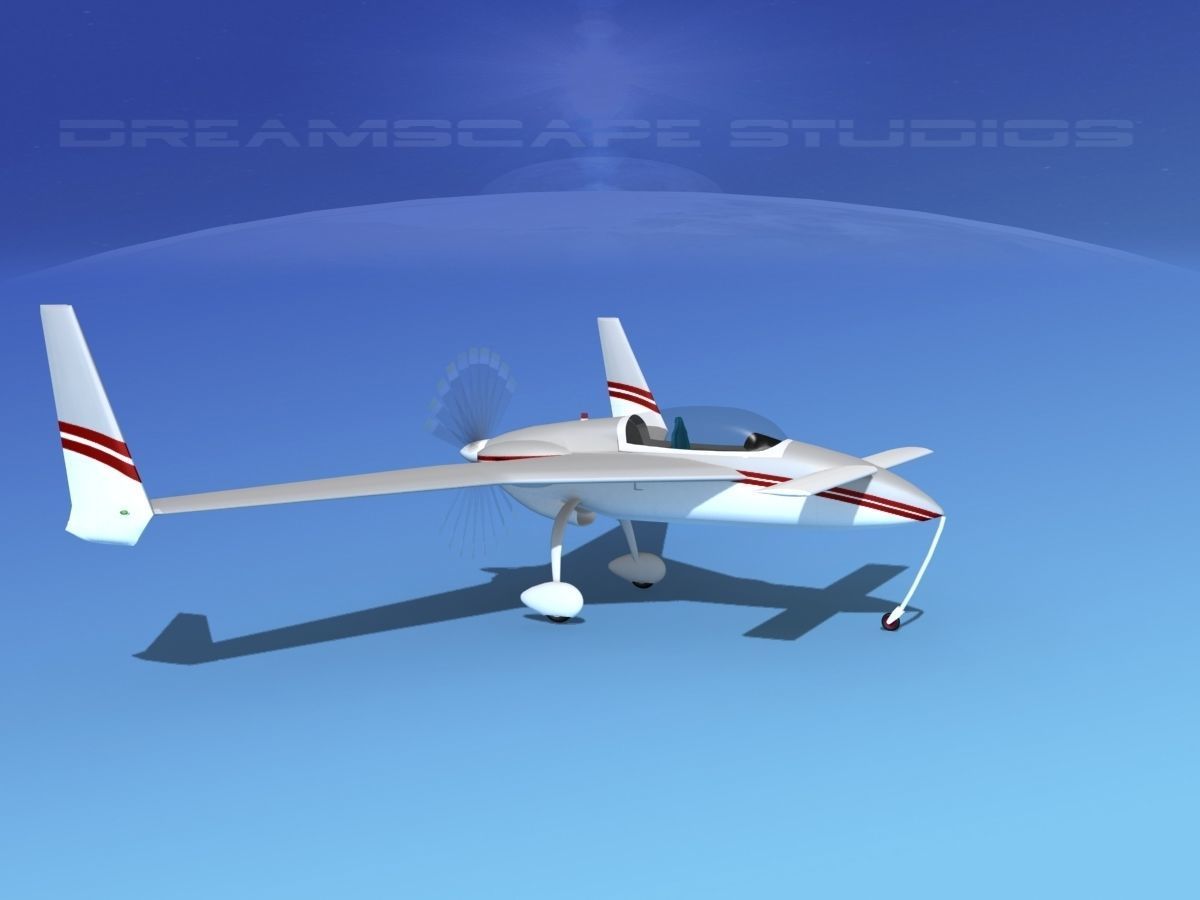 Rutan VariEze V15 3D model_3