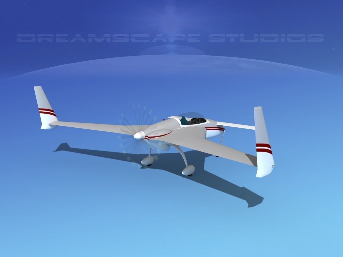 Rutan VariEze V15 3D model_5