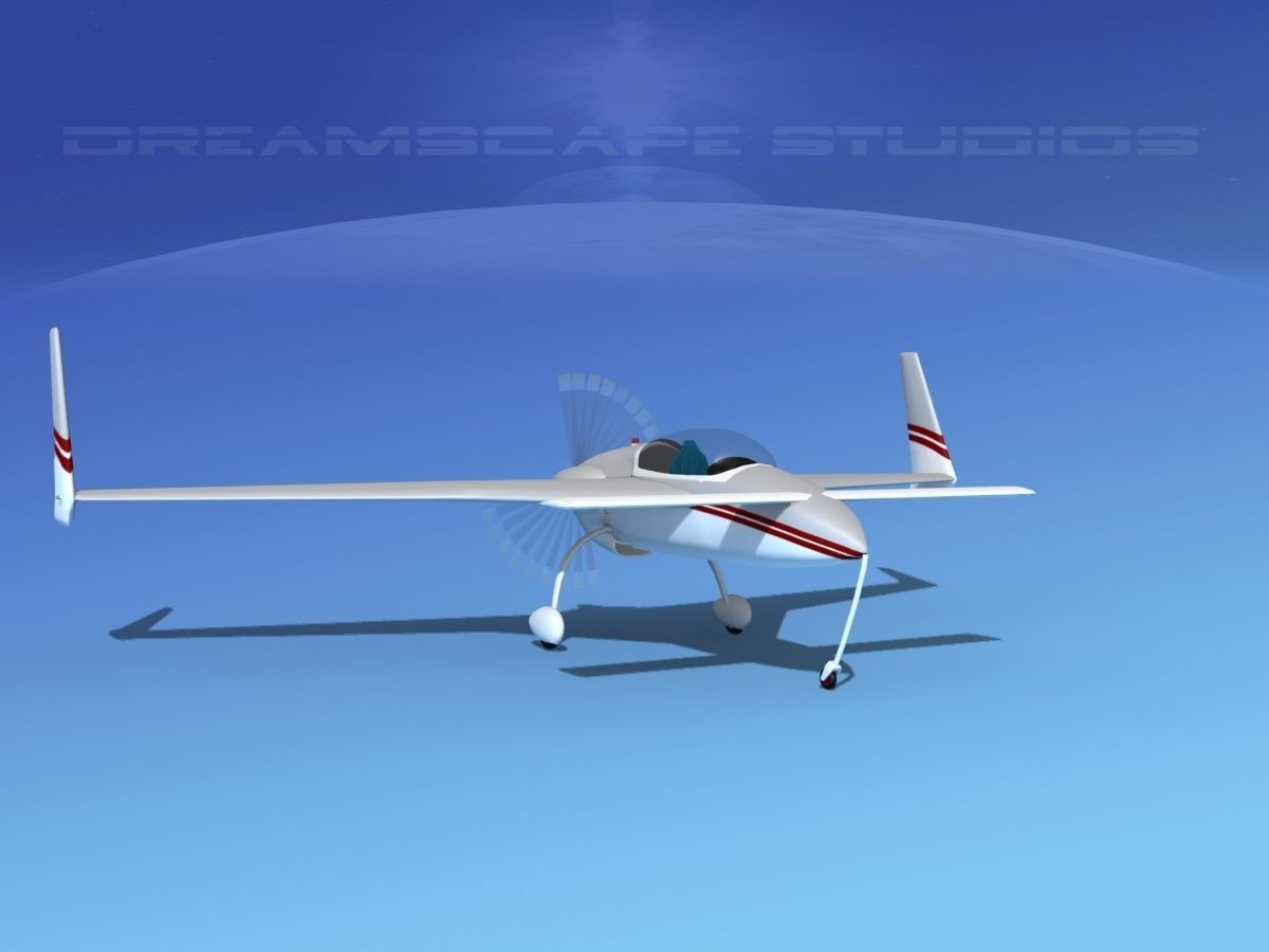 Rutan VariEze V15 3D model_2