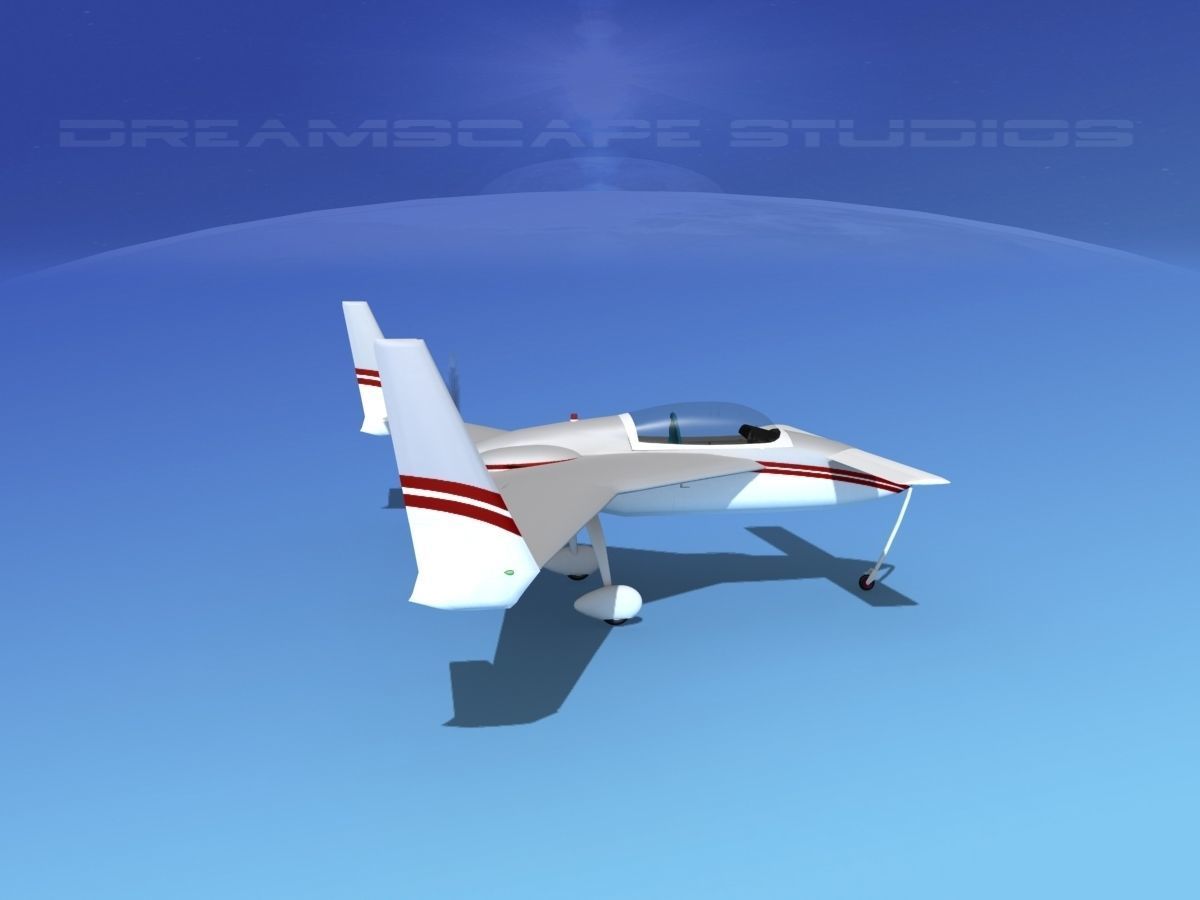 Rutan VariEze V15 3D model_4