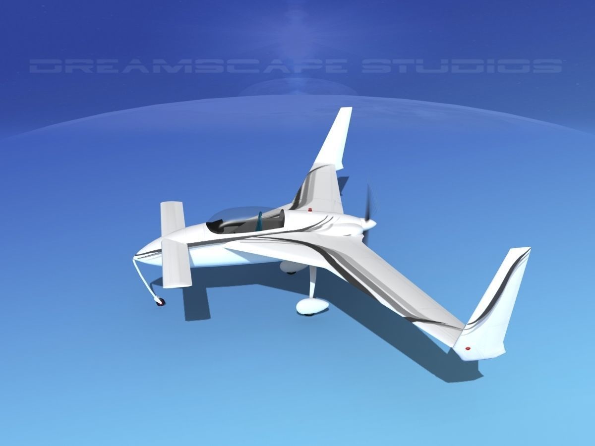 Rutan VariEze V16 3D model_9