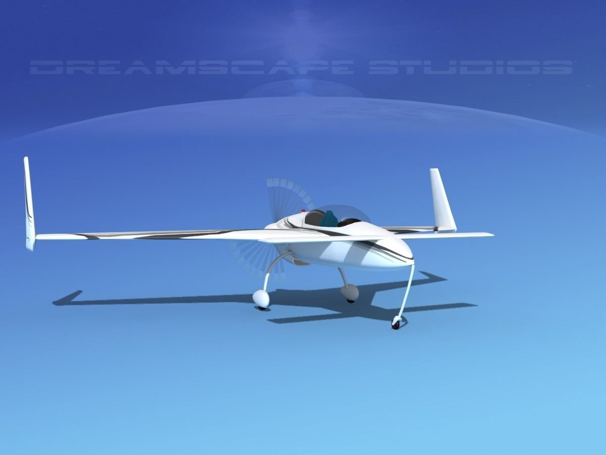 Rutan VariEze V16 3D model_2