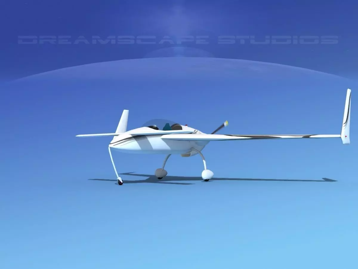 Rutan VariEze V16 3D model_0