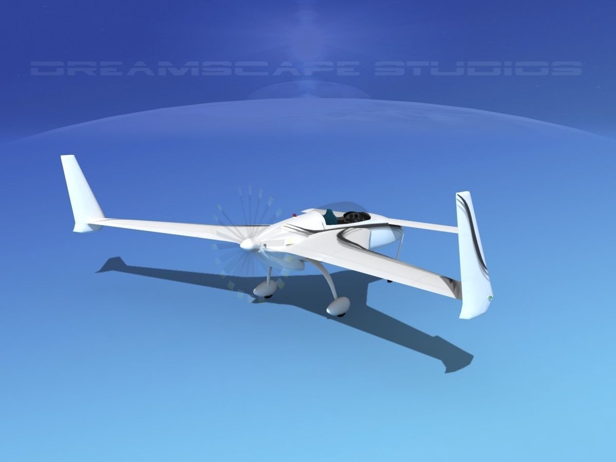 Rutan VariEze V16 3D model_5
