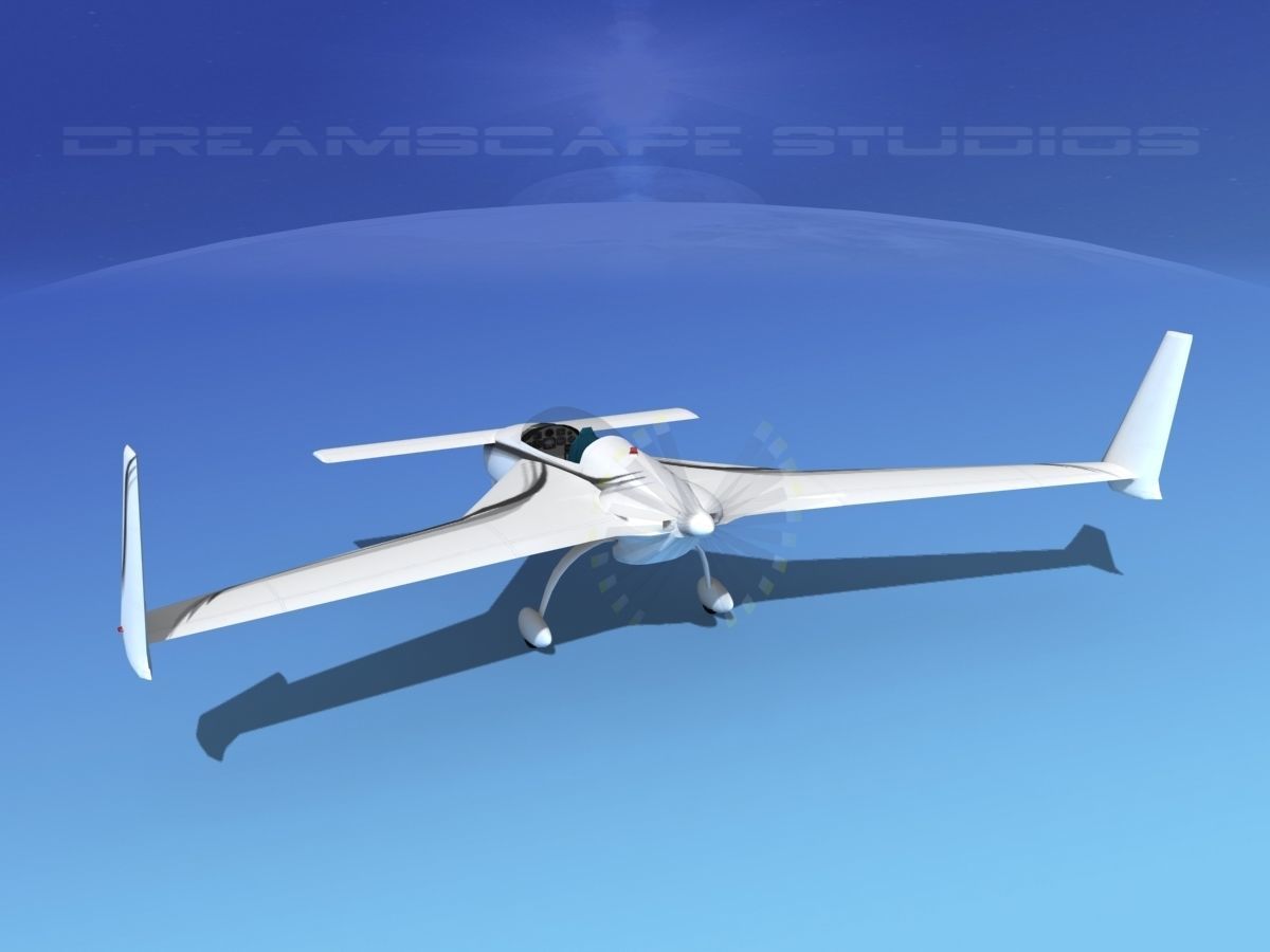 Rutan VariEze V16 3D model_7