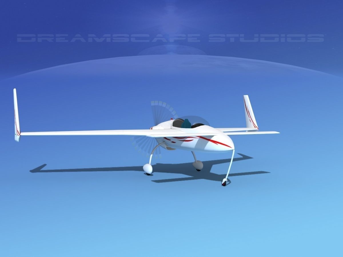Rutan VariEze V17 3D model_2