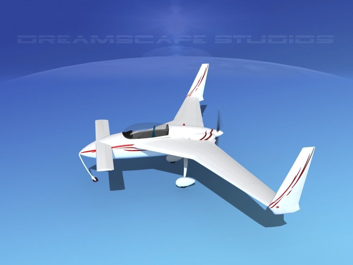 Rutan VariEze V17 3D model_9