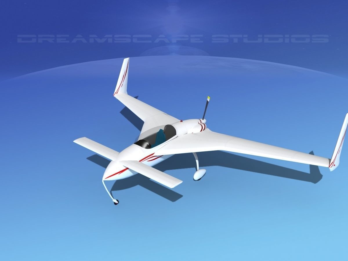 Rutan VariEze V17 3D model_10