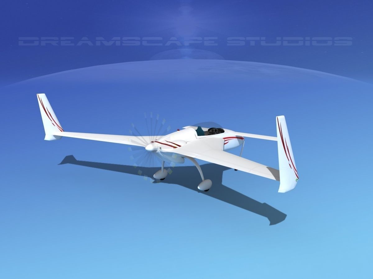 Rutan VariEze V17 3D model_5