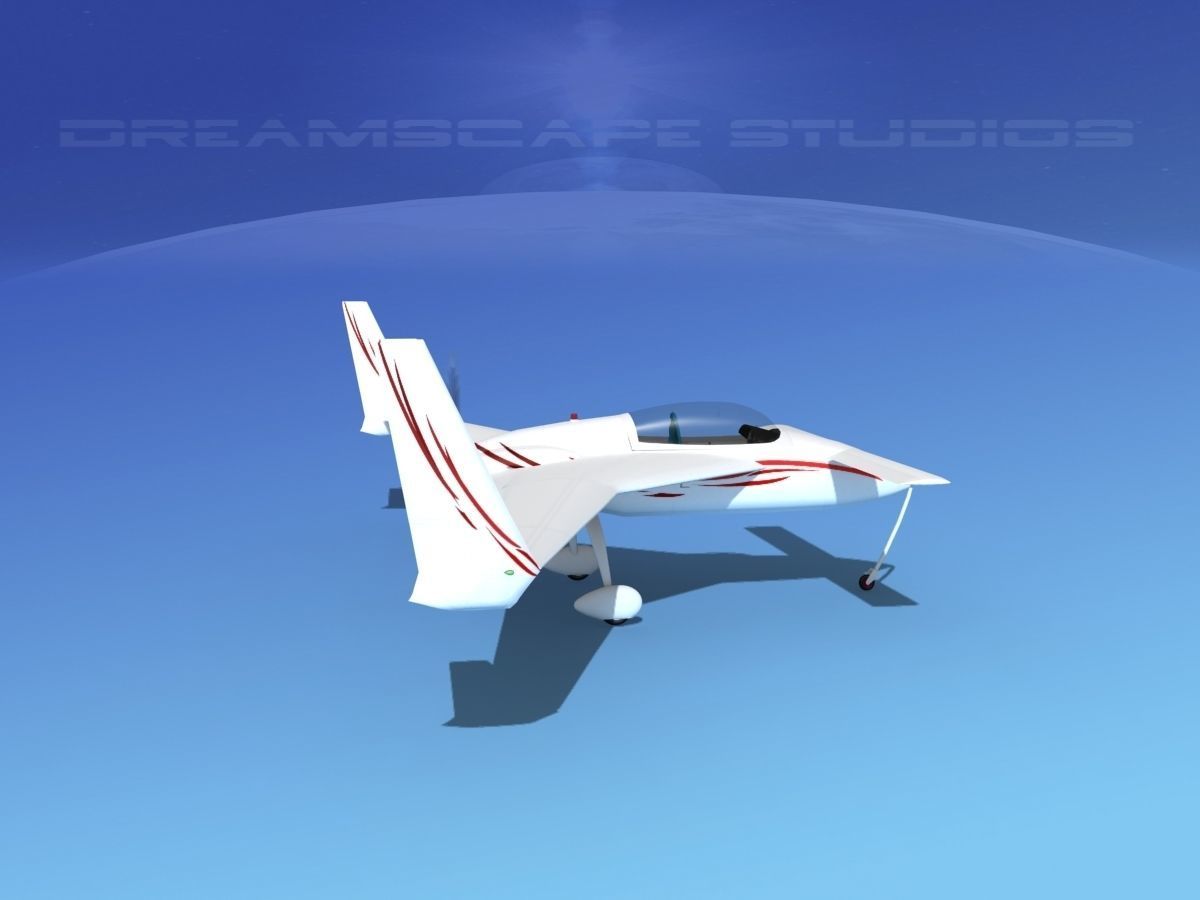 Rutan VariEze V17 3D model_4