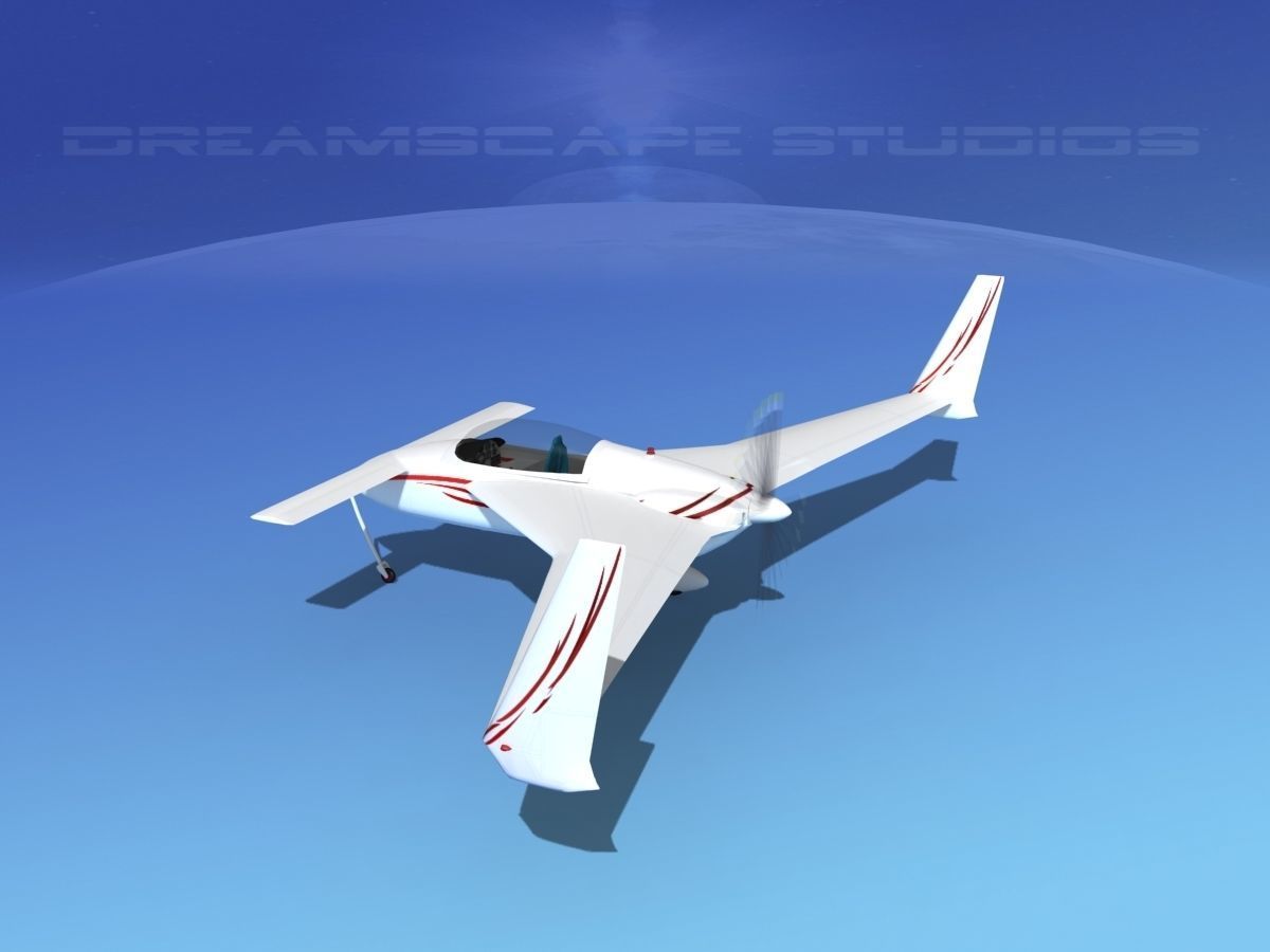 Rutan VariEze V17 3D model_8